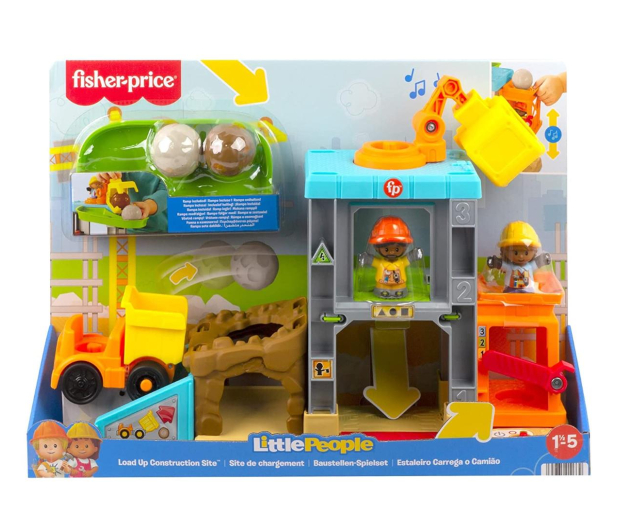 Fisher-Price Little People plac budowy zestaw z dźwiękiem - 1023380 - zdjęcie 5
